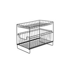 슬라이드 2단 선반 주방 슬라이딩 수납 